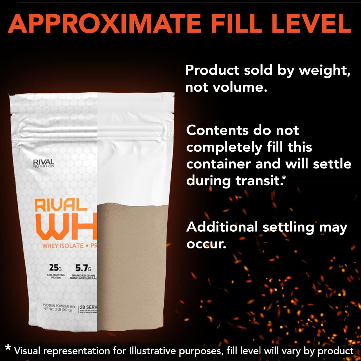 Naturally Flavored Cookies and Cream Rival Whey Protein Powder - 2lb