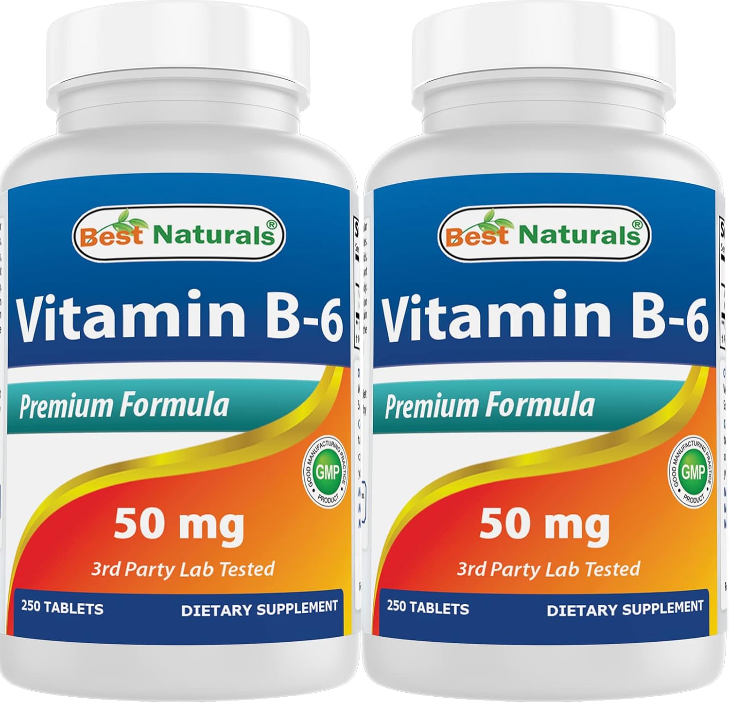 Naturally Sourced Vitamin B6 Tablets - 250mg (500 Count) for Optimal Health and Wellness