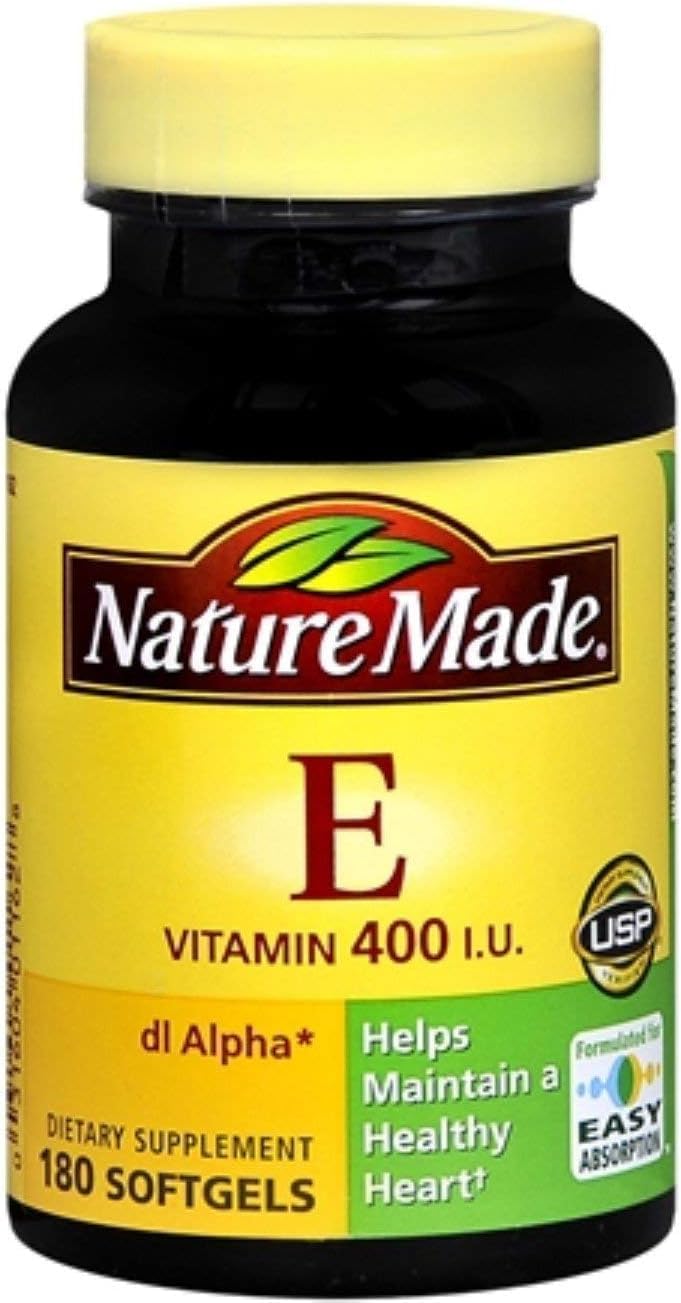 Nature Made dl-Alpha Vitamin E 400 IU Softgels - 1440 Soft Gels Total