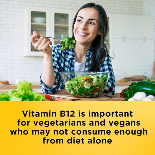 Nature Made Vitamin B12 1000 mcg Time Release Tablets, 320 Day Supply for Cellular Energy Support (2 Pack)