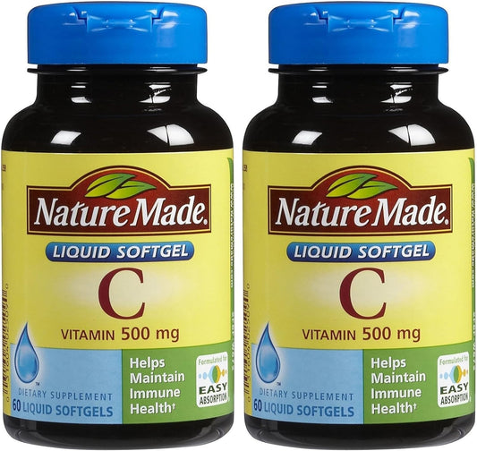 Nature Made Vitamin C 500mg Softgels - 120 Count - Twin Pack