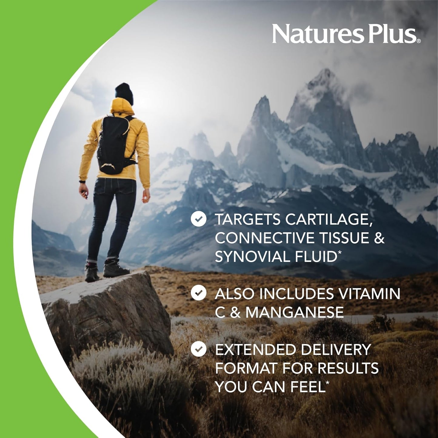 Natures Plus Advanced Therapeutics Glucosamine Chondroitin MSM Ultra Rx-Joint Tablets - 90 Tablets - High Potency Joint Supplement