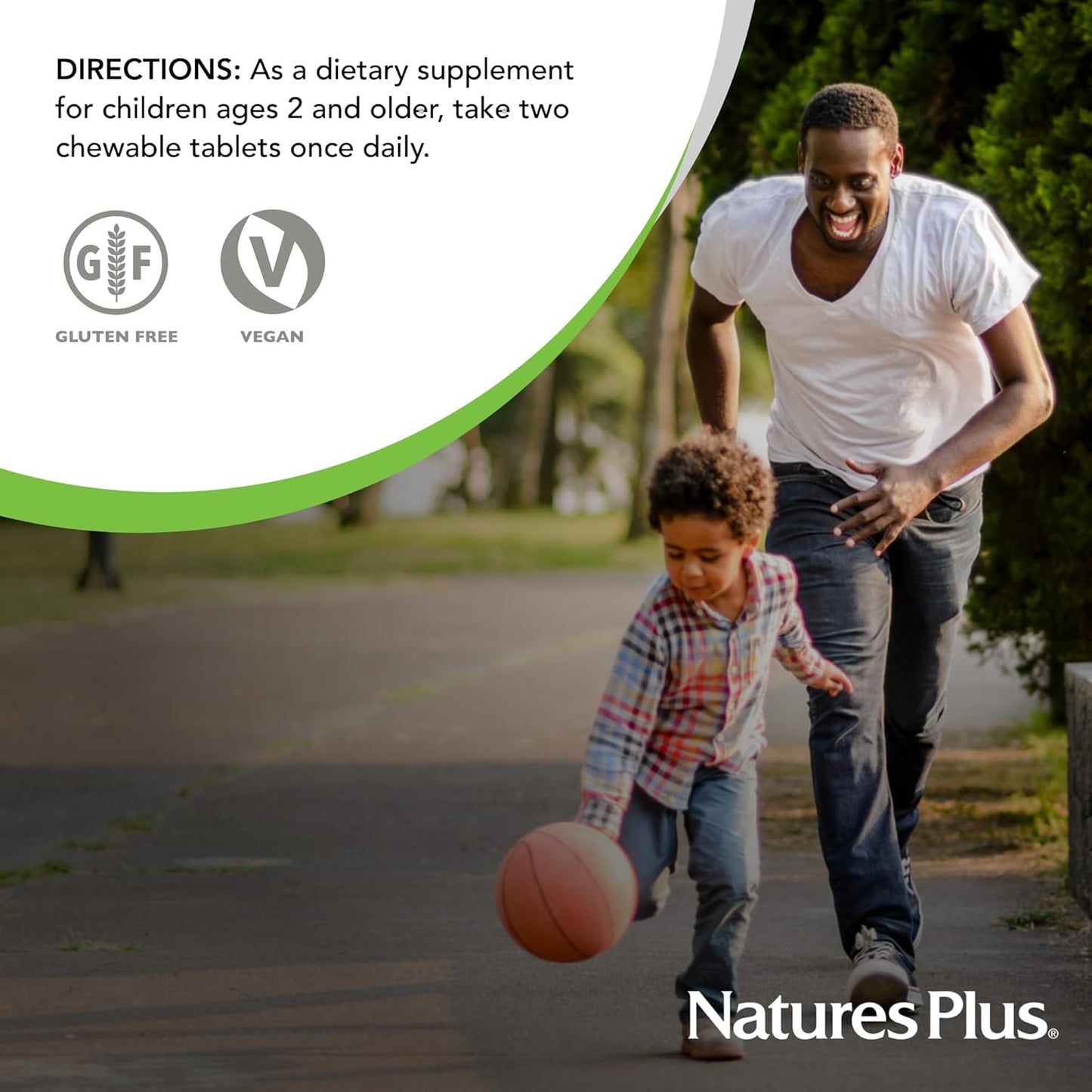 Nature's Plus Animal Parade Vitamin C Chewable Tablets - Orange Juice Flavor - 180 Animal-Shaped Tablets - Vegan, Gluten Free - 90 Servings