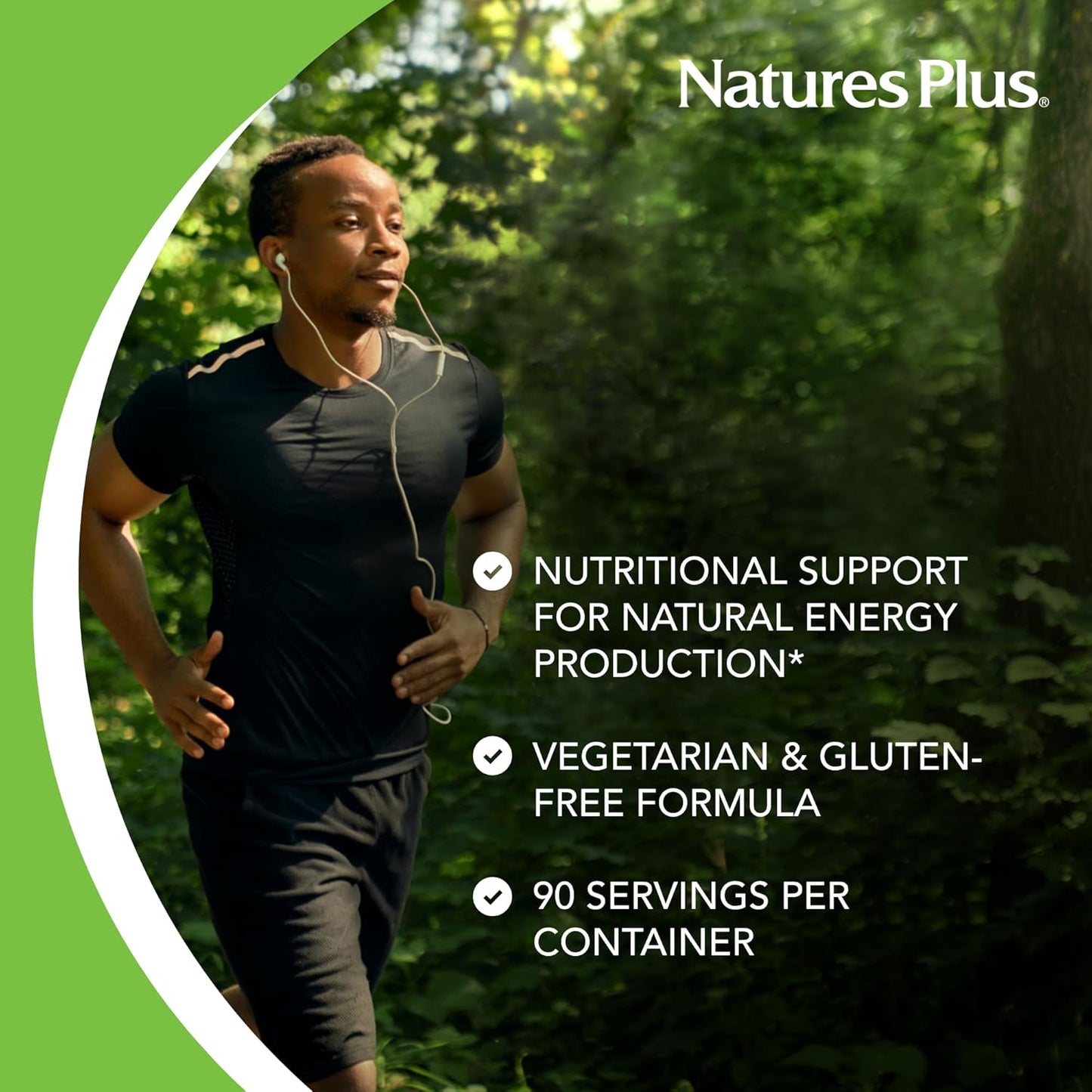 Natures Plus B-Complex with Rice Bran Tablets - 90 Count