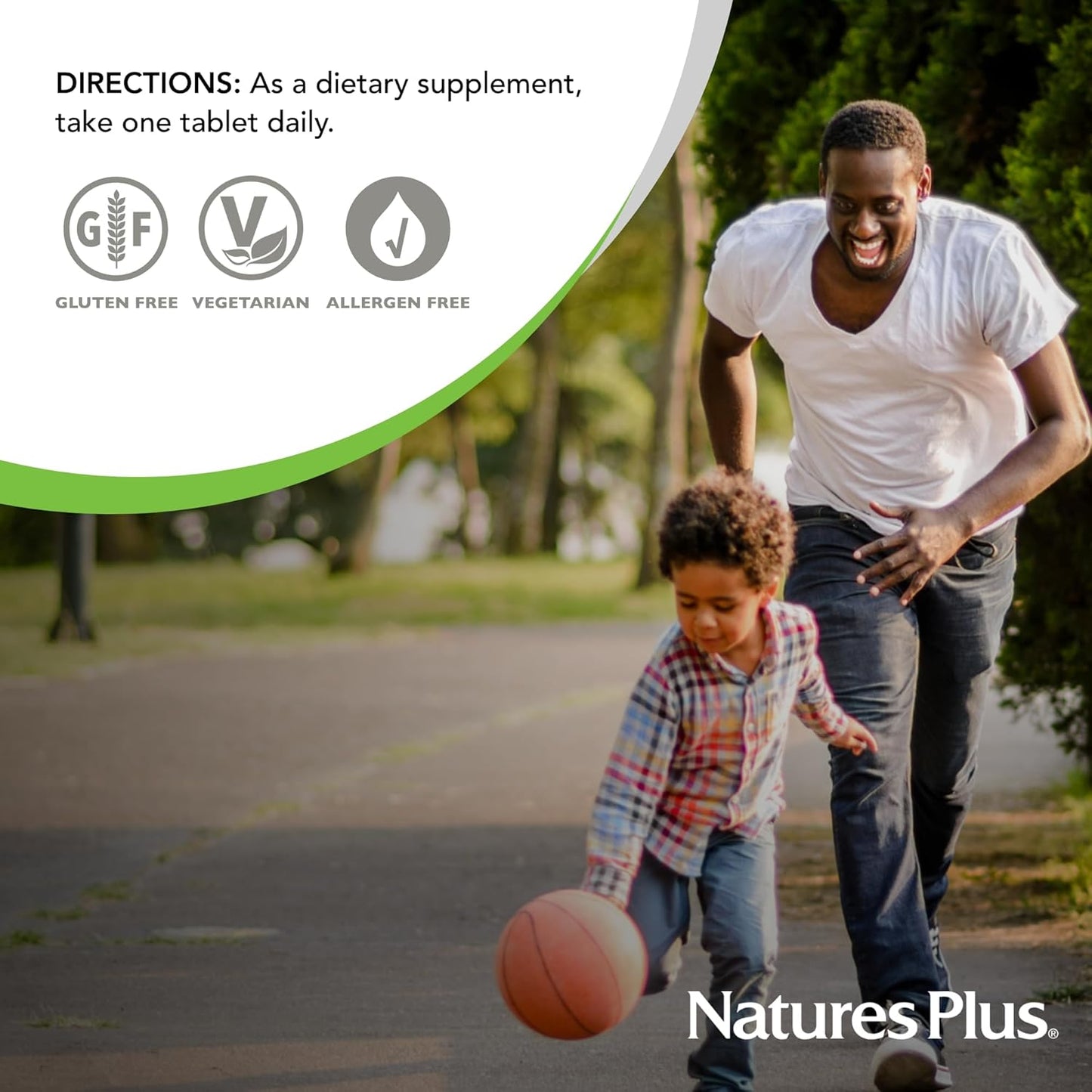 Natures Plus Choline & Inositol 500mg Vegetarian Tablets for Nervous System & Liver Health - Gluten-Free - 60 Servings