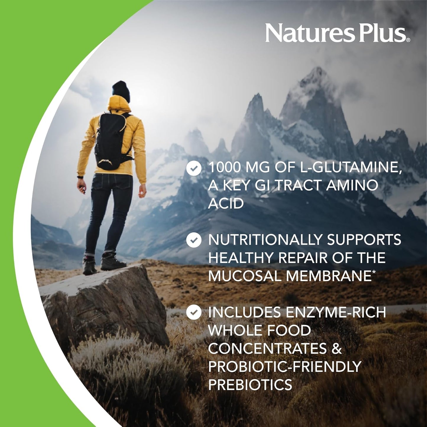 Natures Plus GI Natural 90 Tablet Digestive Health Support Supplement