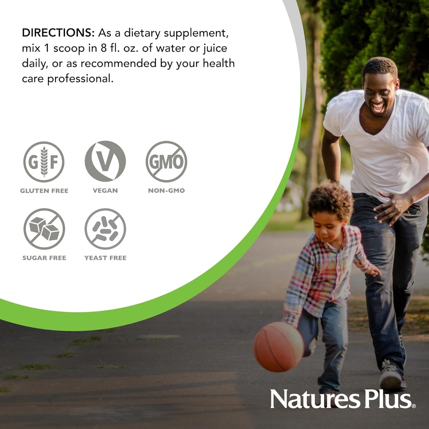 Natures Plus KalmAssure Magnesium Powder Orange Flavor - 1.15 lb - Supports Nerve & Muscle Relaxation - Non-GMO, Gluten Free, Vegan - 60 Servings