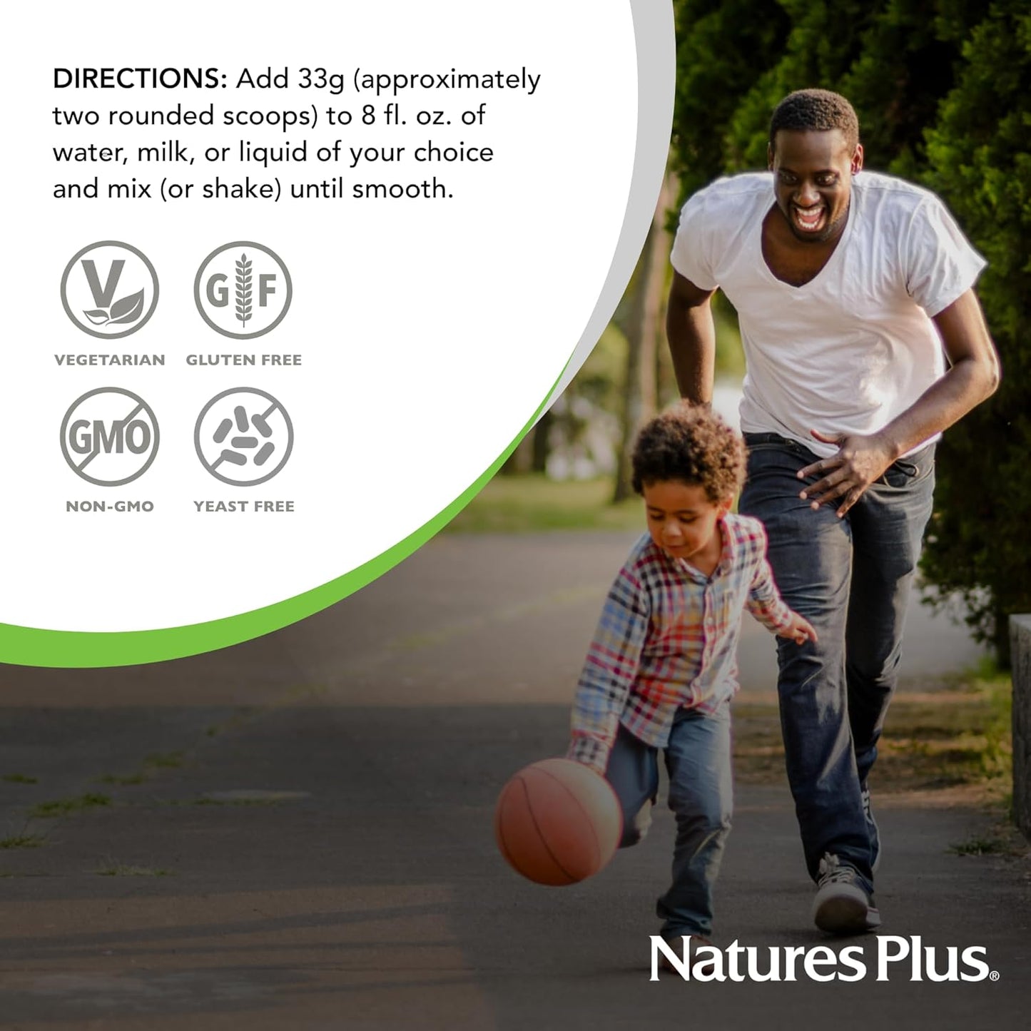 Natures Plus KETOSlim Vanilla Shake: Vegetarian Protein Powder for Keto & Diabetic Lifestyles - Gluten-Free Meal Replacement, Low Carb Plant-Based - 11 Servings