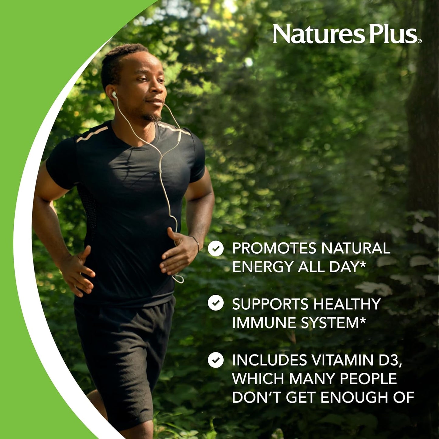 Natures Plus Source of Life Multivitamin & Mineral Supplement - 180 Tablets, Pack of 2 - Supports Natural Energy & Overall Well-Being - Gluten Free, Vegetarian - 60 Servings