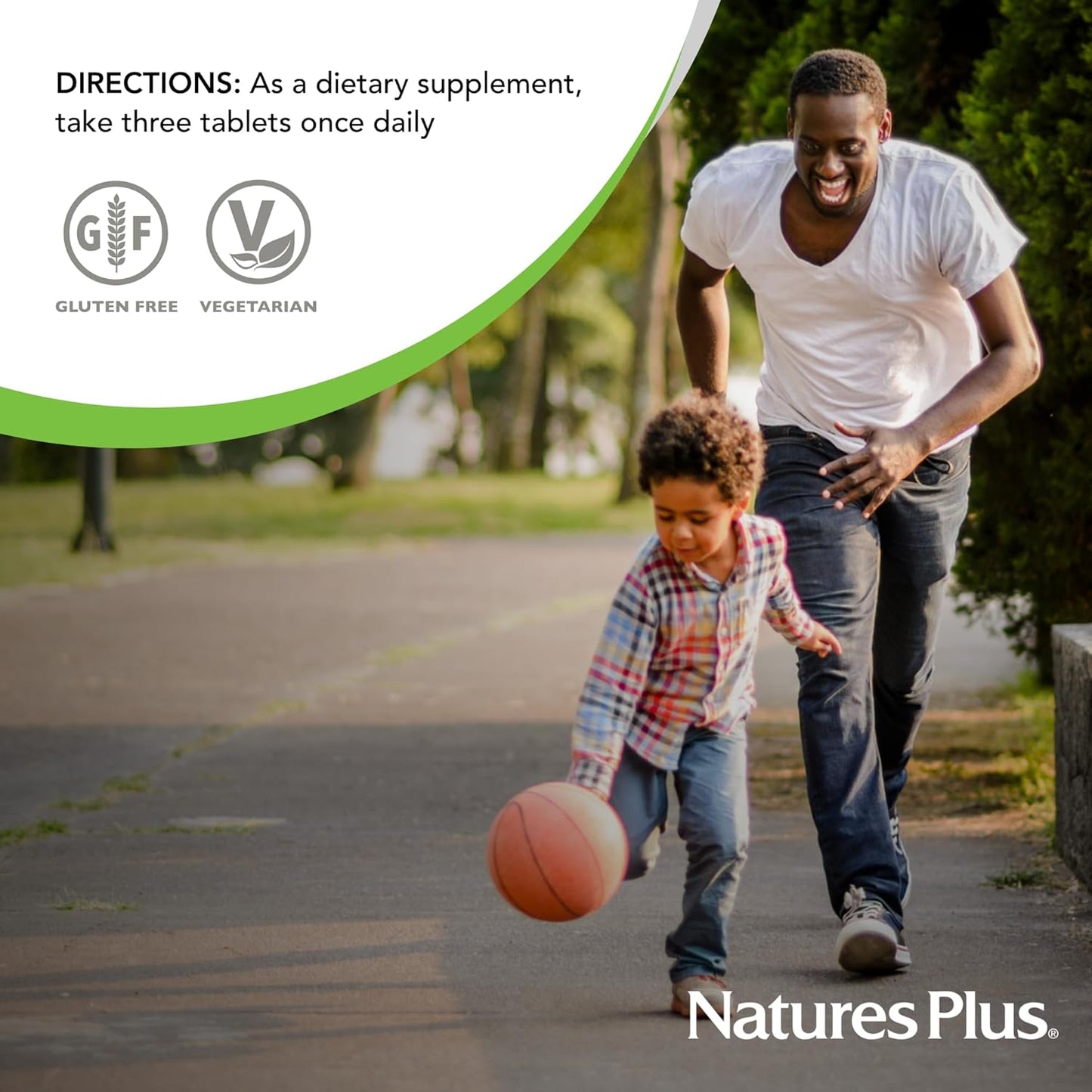 Natures Plus Source of Life Multivitamin & Mineral Supplement - 180 Tablets, Pack of 2 - Supports Natural Energy & Overall Well-Being - Gluten Free, Vegetarian - 60 Servings
