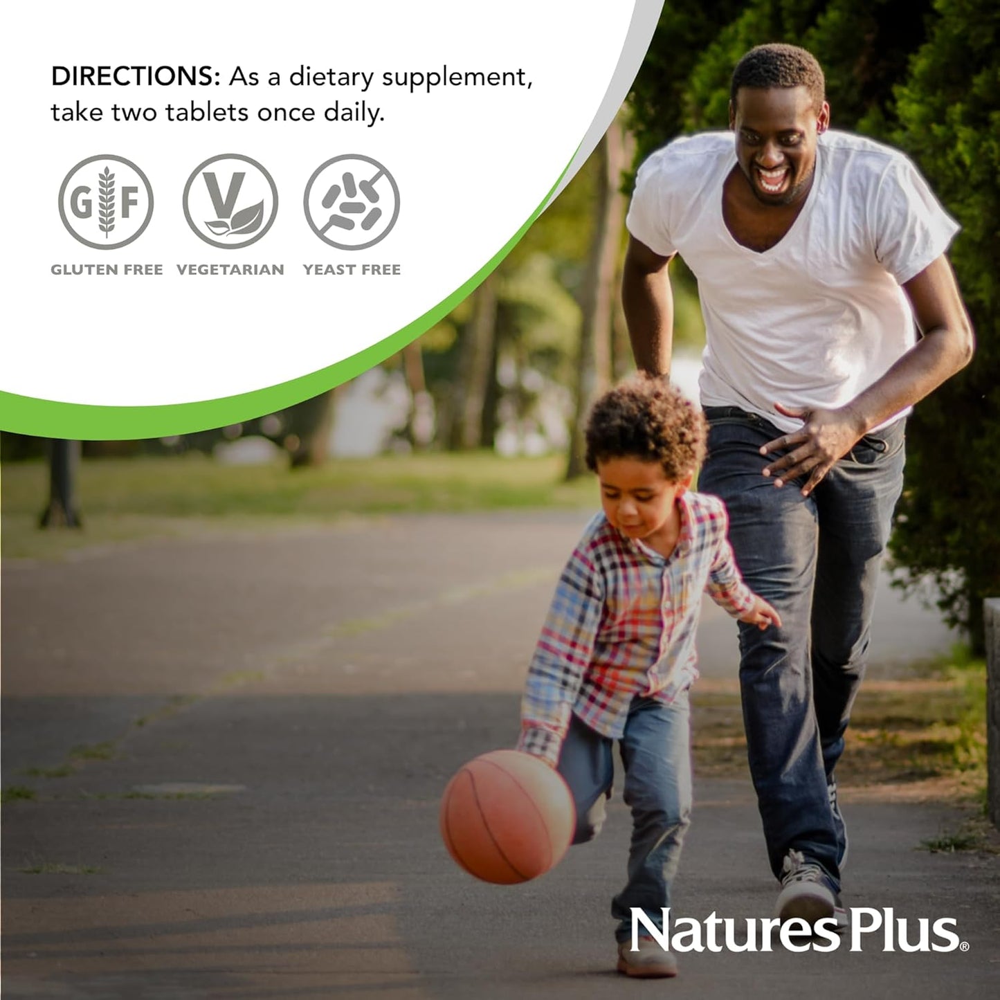 Natures Plus Ultra Hair Sustained Release Supplement - Natural Hair Growth for Men & Women - 90 Vegetarian Tablets