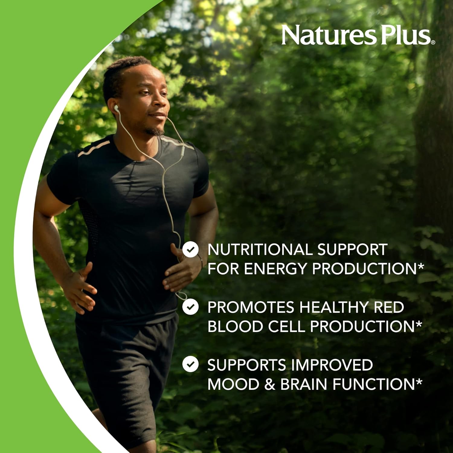 Natures Plus Vitamin B-6 100mg 90 Tablets - Natural Energy Support Supplement