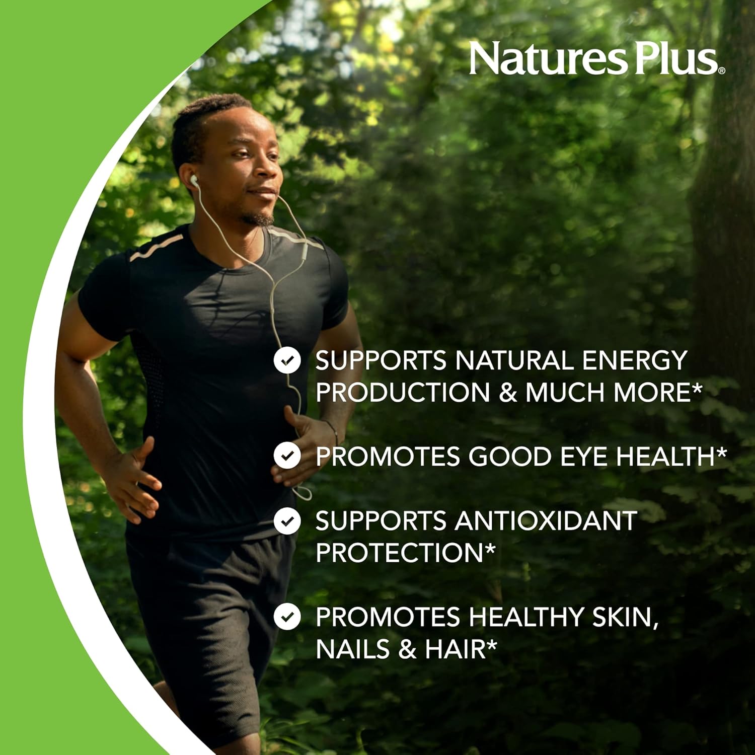 Natures Plus Vitamin B2 (Riboflavin) 250mg Sustained Release Tablets - Natural Energy Booster, Metabolism Support - Vegetarian, Gluten-Free - 60 Servings