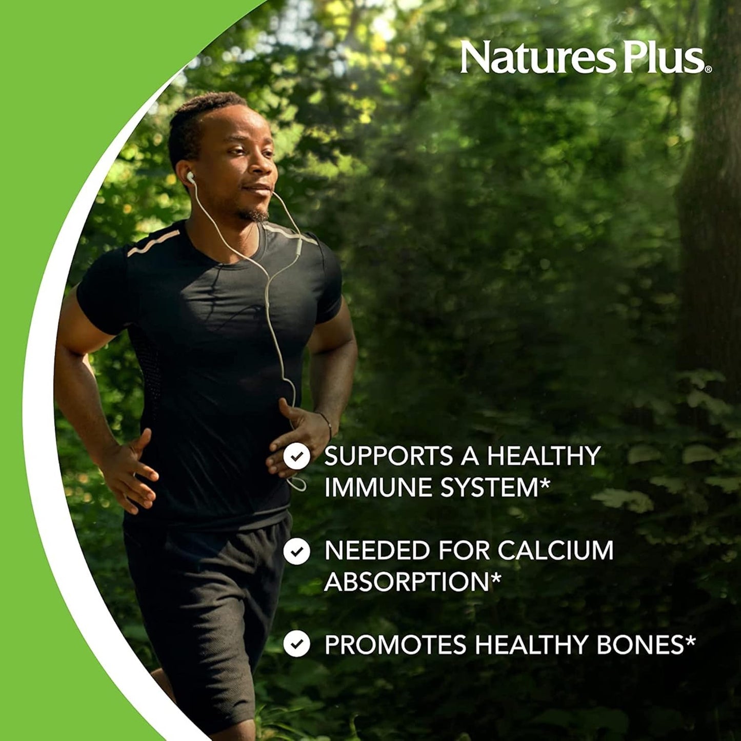 Natures Plus Vitamin D3 Softgels - 2500 iu, 90 Count - Bone, Heart & Immune Support - Gluten-Free - 90 Servings