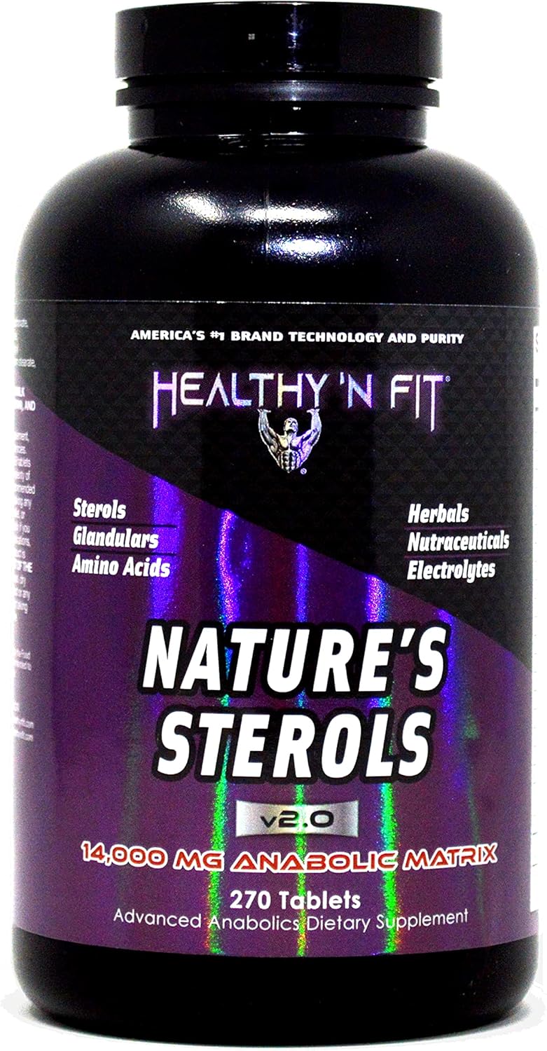 Nature's STEROLS: Anabolic Matrix with Steroidals, Amino Acids, Nutraceuticals - 270 Tablets