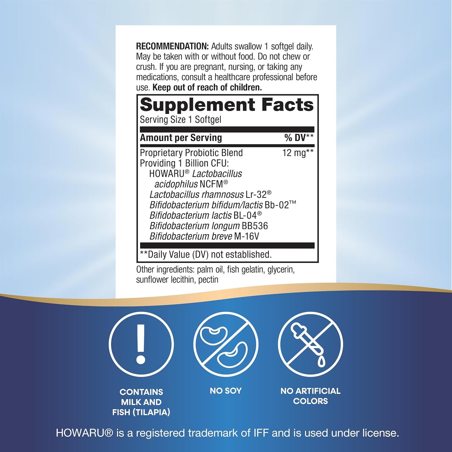 Nature's Way Complete Probiotic Pearls, 1 Billion Live Cultures, Digestive Balance Support for Men and Women, 30 Softgels, No Refrigeration