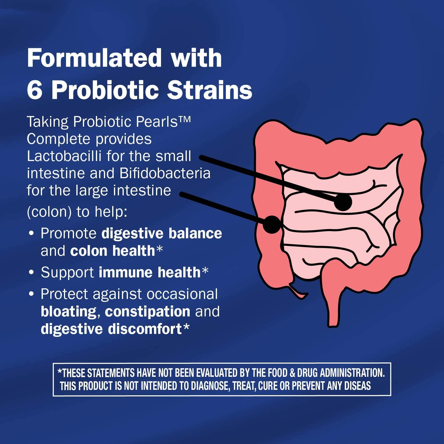 Nature's Way Complete Probiotic Pearls, 1 Billion Live Cultures, Digestive Balance Support for Men and Women, 30 Softgels, No Refrigeration