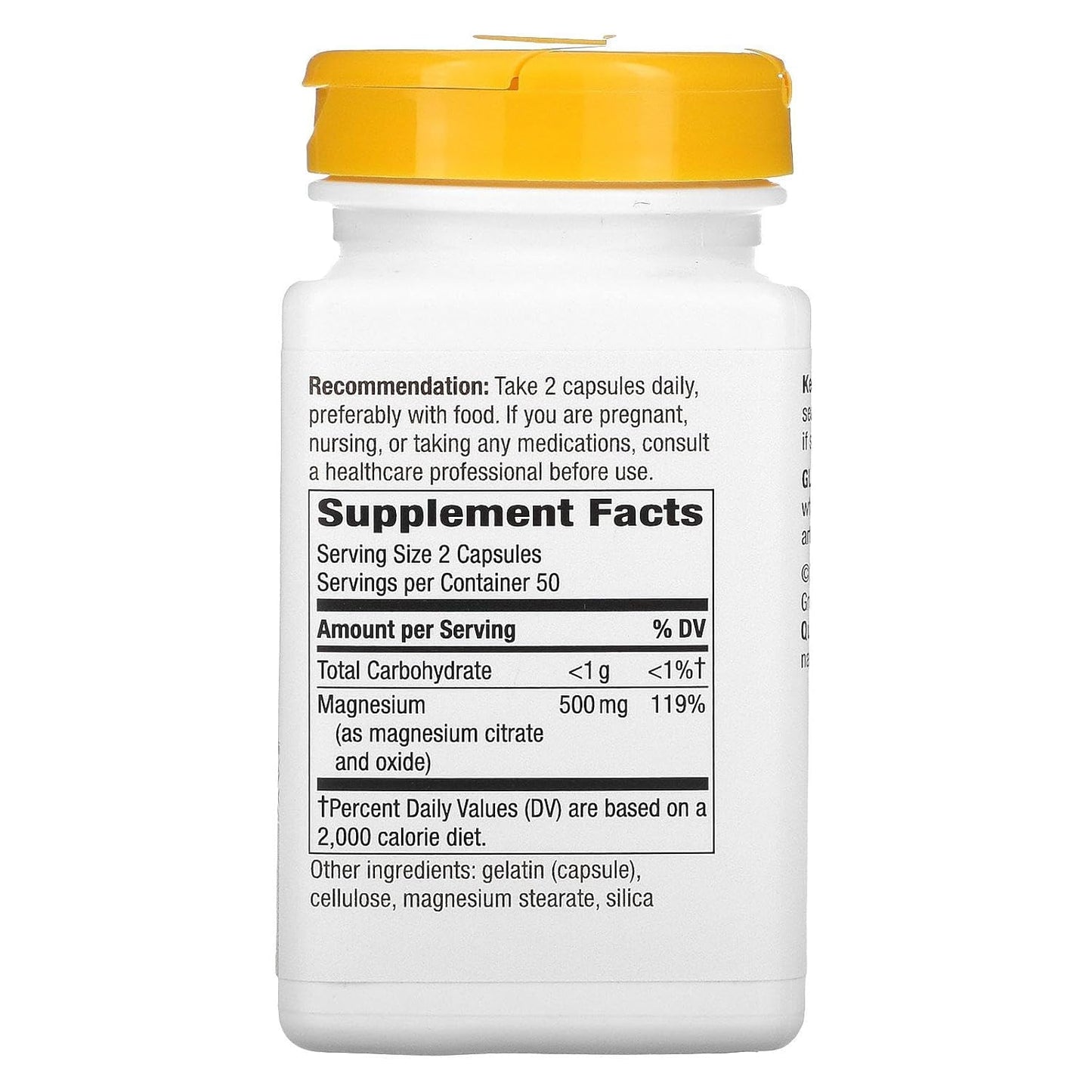 Natures Way Magnesium Complex - 100 Count - Natural Supplement for Health