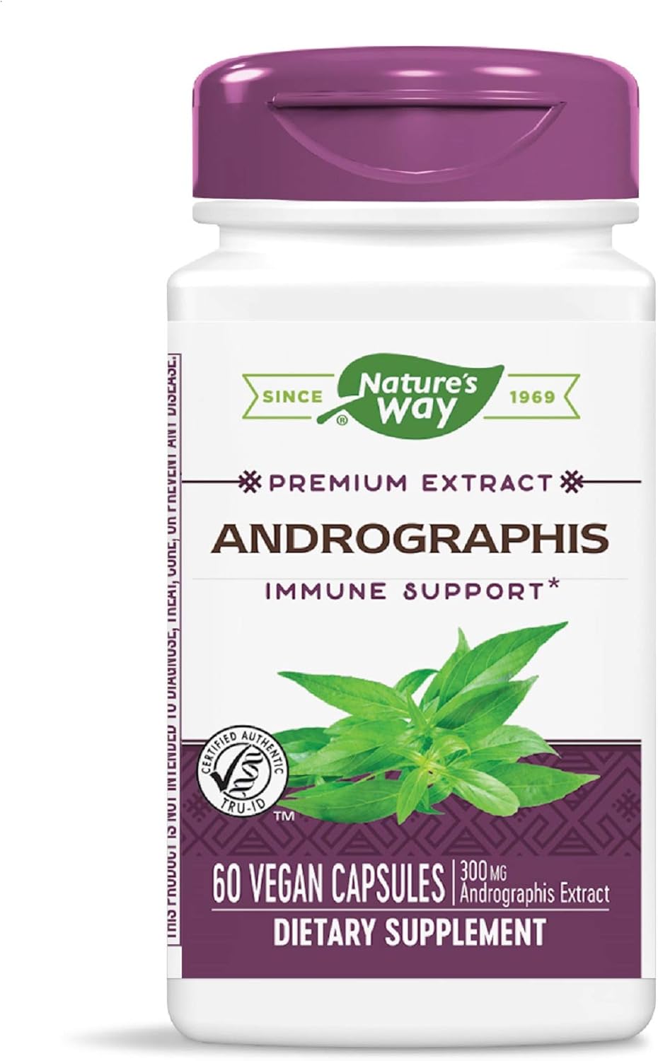 Nature's Way Premium Extract Andrographis Capsules - Immune Support* - 300 mg Andrographis Extract - 60 Count - BoostGo Australia