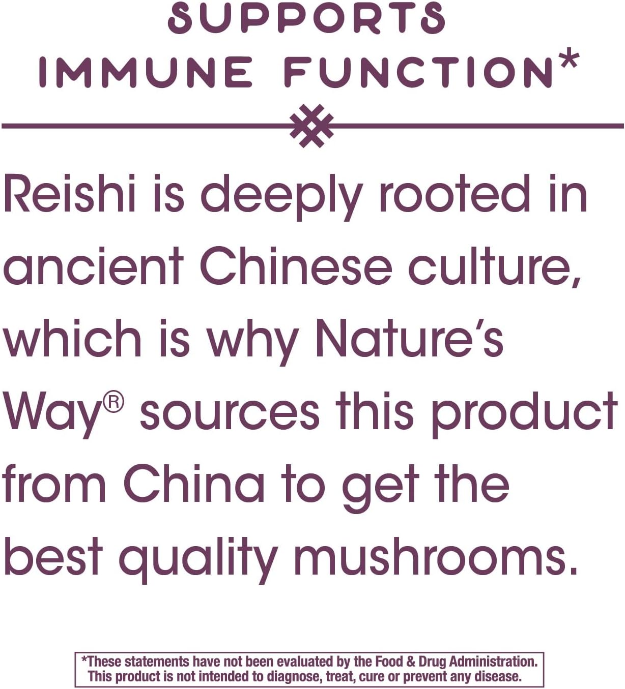 Nature's Way Reishi Mushroom Capsules - Immune Support, Non-GMO, Adaptogenic - 100 Count