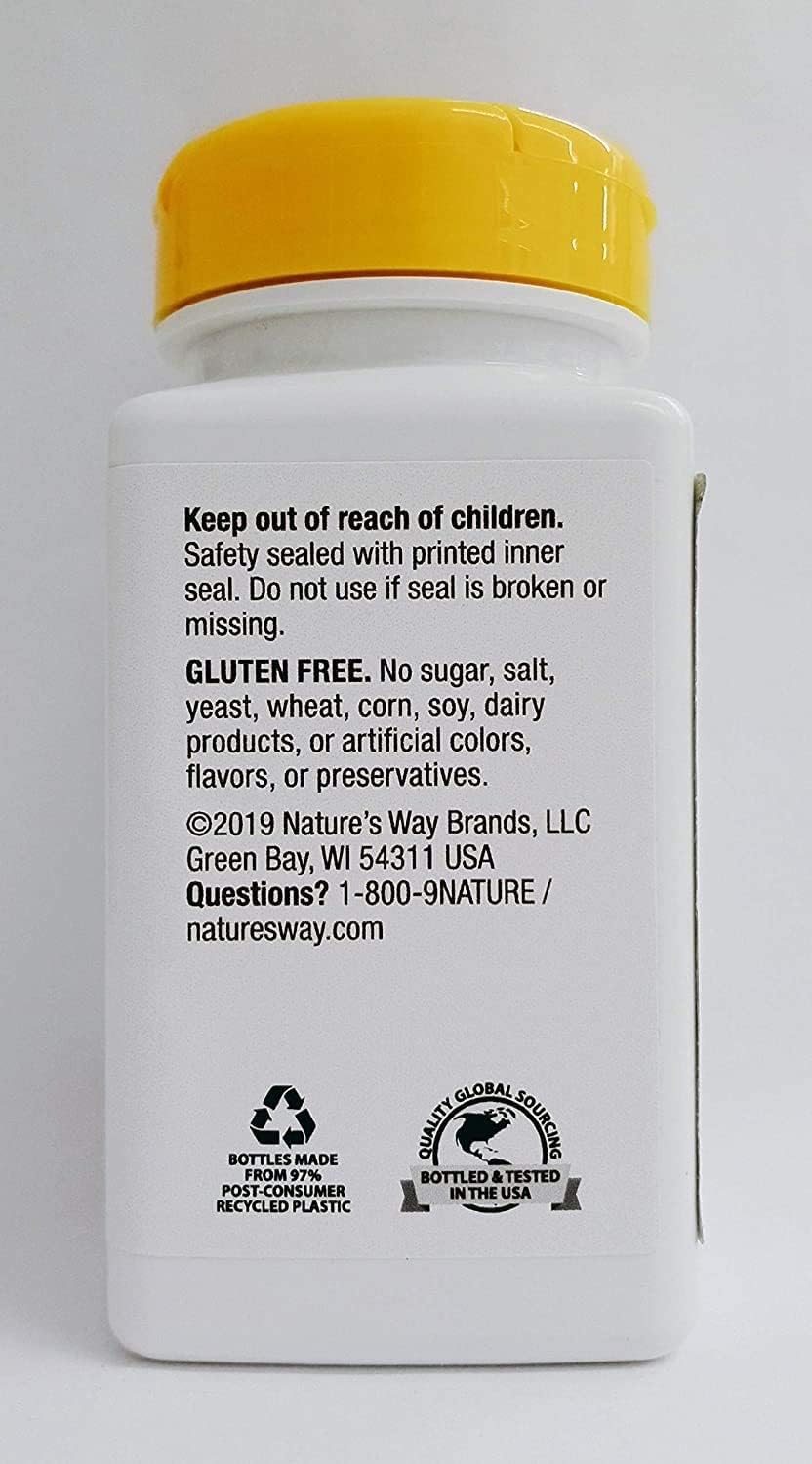 Nature's Way Vitamin B2 100mg Capsules - 100 Count