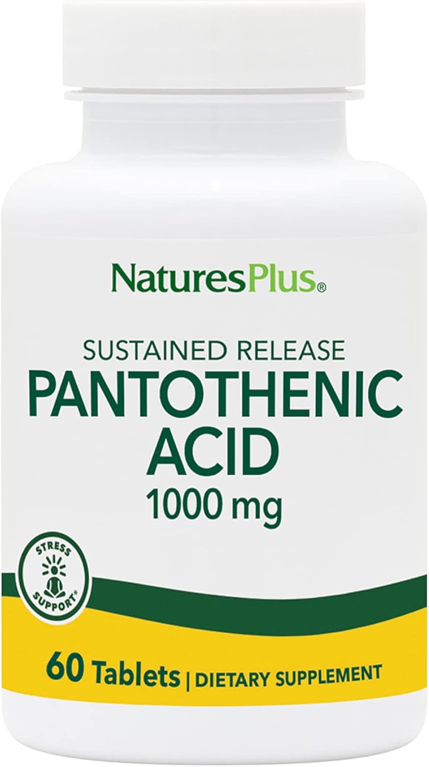 NaturesPlus Pantothenic Acid 1000mg Tablets - 60 Count