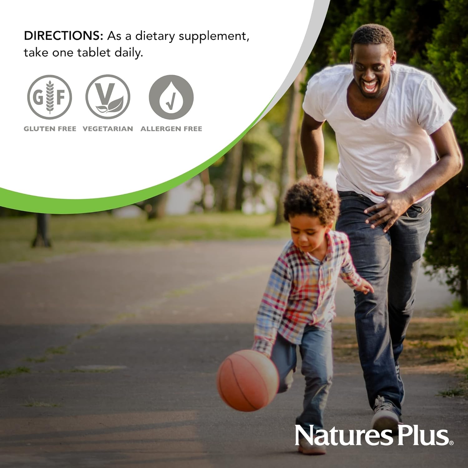 NaturesPlus Pantothenic Acid 1000mg Tablets - 60 Count