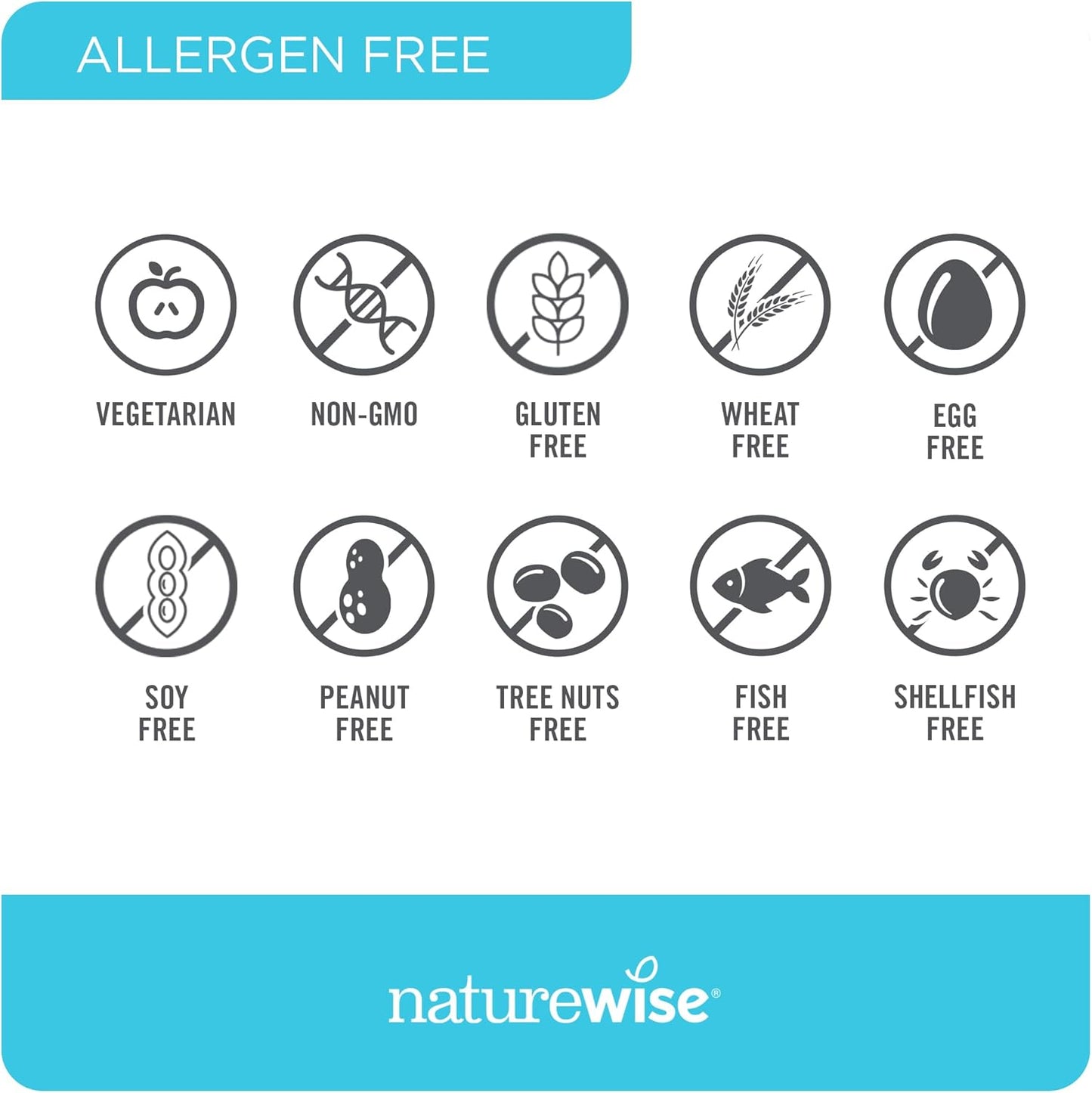 NatureWise Probiotics 70 Billion CFU with Organic Prebiotics for Immune, Digestive & Gut Health - 60 Capsules