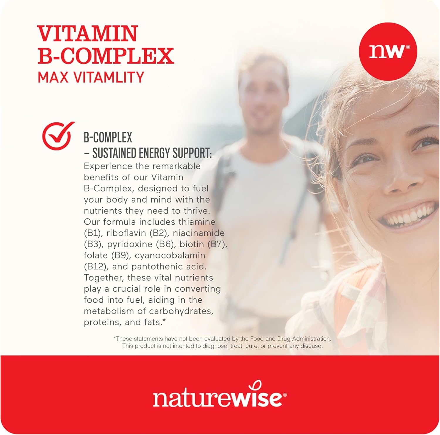 NatureWise Vitamin B Complex & Omega 3 Fish Oil Softgels for Cellular Energy, Heart, Brain, and Eye Support