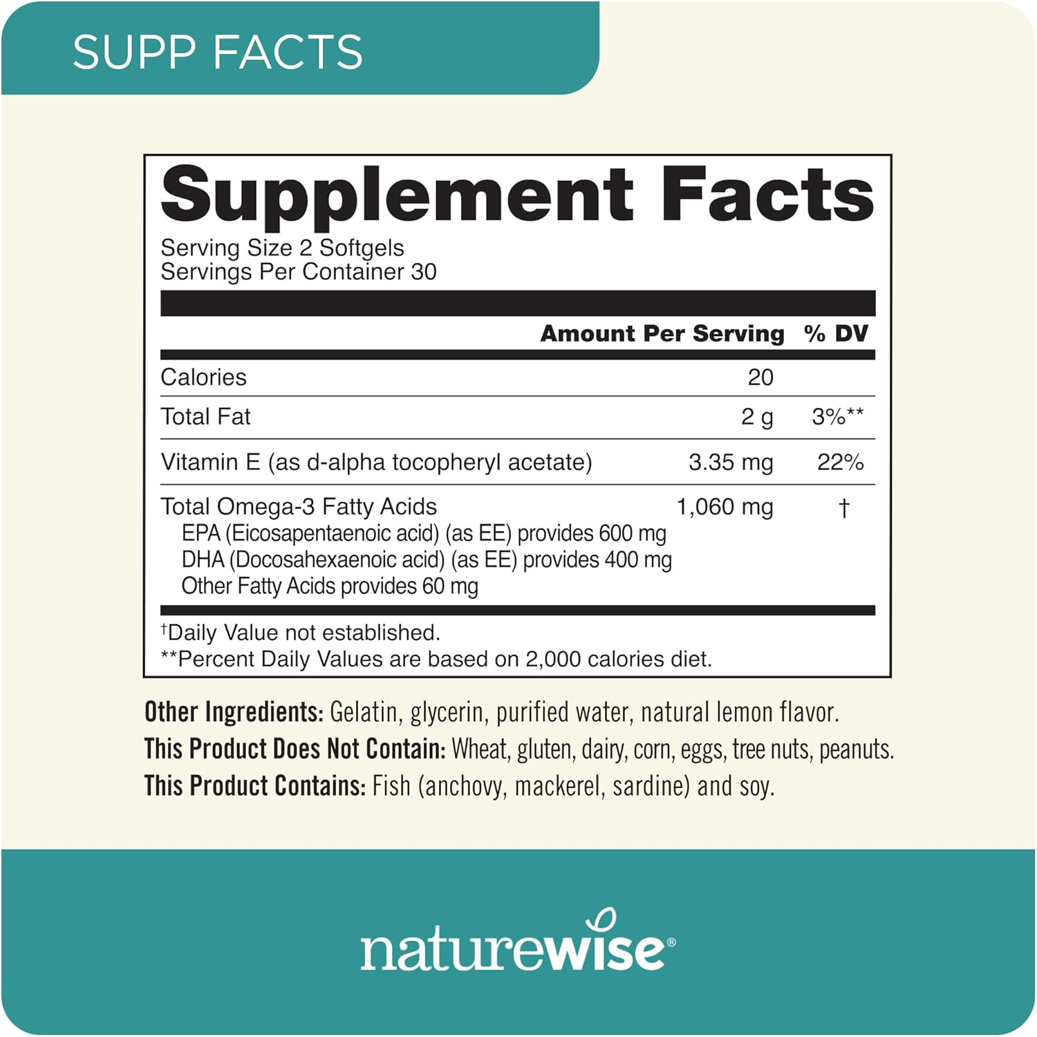 NatureWise Vitamin B Complex & Omega 3 Fish Oil Softgels for Cellular Energy, Heart, Brain, and Eye Support