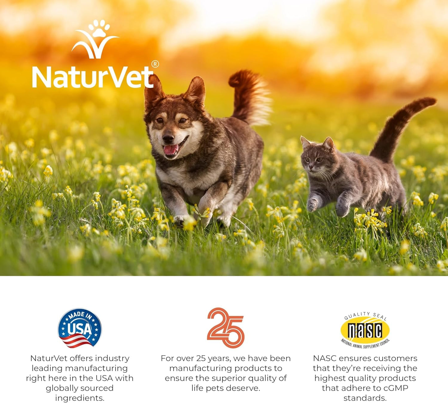 NaturVet Aller-911 Advanced Allergy Aid Powder for Dogs and Cats - 9 oz USA-Made Formula with Antioxidants