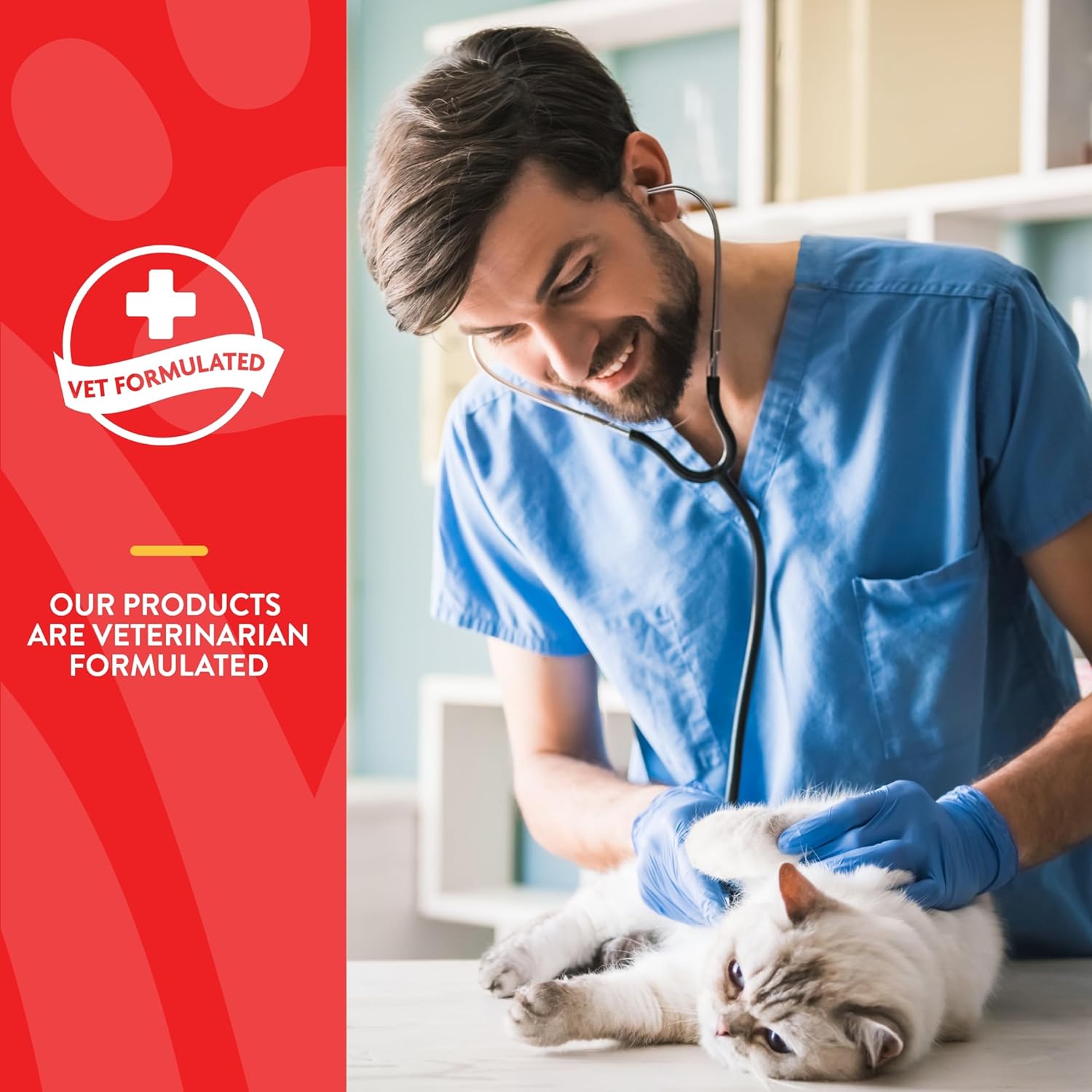 NaturVet Aller-911 Allergy Aid Soft Chews for Cats - Supports Immune System & Skin Health - Omega-3 & Antioxidants - 60 Chews