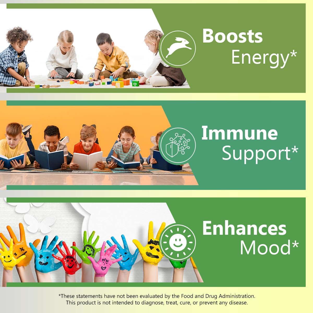 Natvites Vitamin D1000IU Pectin Gummies for Kids - Strawberry Flavored - Bone Health & Immune Support - Non-GMO, Gluten-Free, Vegan - 120 Count