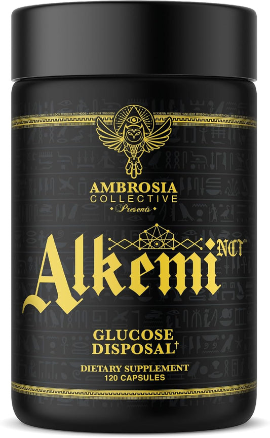 NCT Support Agent with Berberine, Cinnamon Extract, Chromium, InSea2, and GlucoVantage - Ambrosia Alkemi Formula