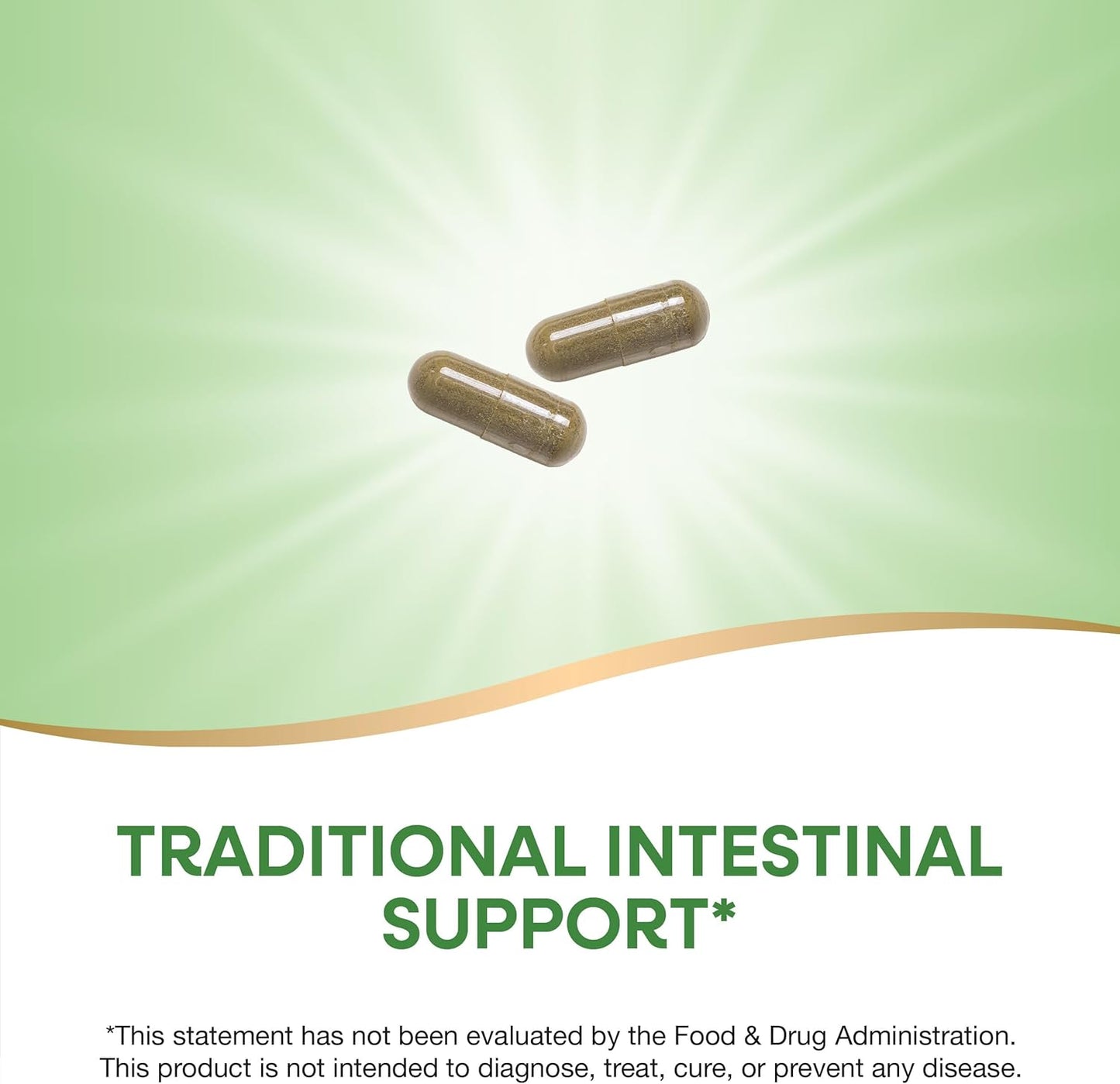 Neem Leaf Herbal Supplement for Intestinal Support - 950mg per Serving - Vegan - Non-GMO - 100 Capsules