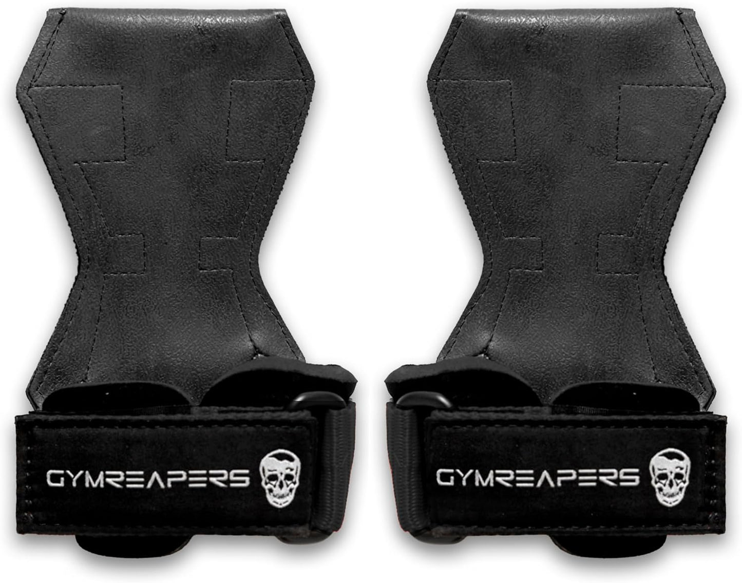 Neoprene Padded Weightlifting Grips with Strong Wrist Support for Powerlifting and Bodybuilding - Pair of Gymreapers Gloves