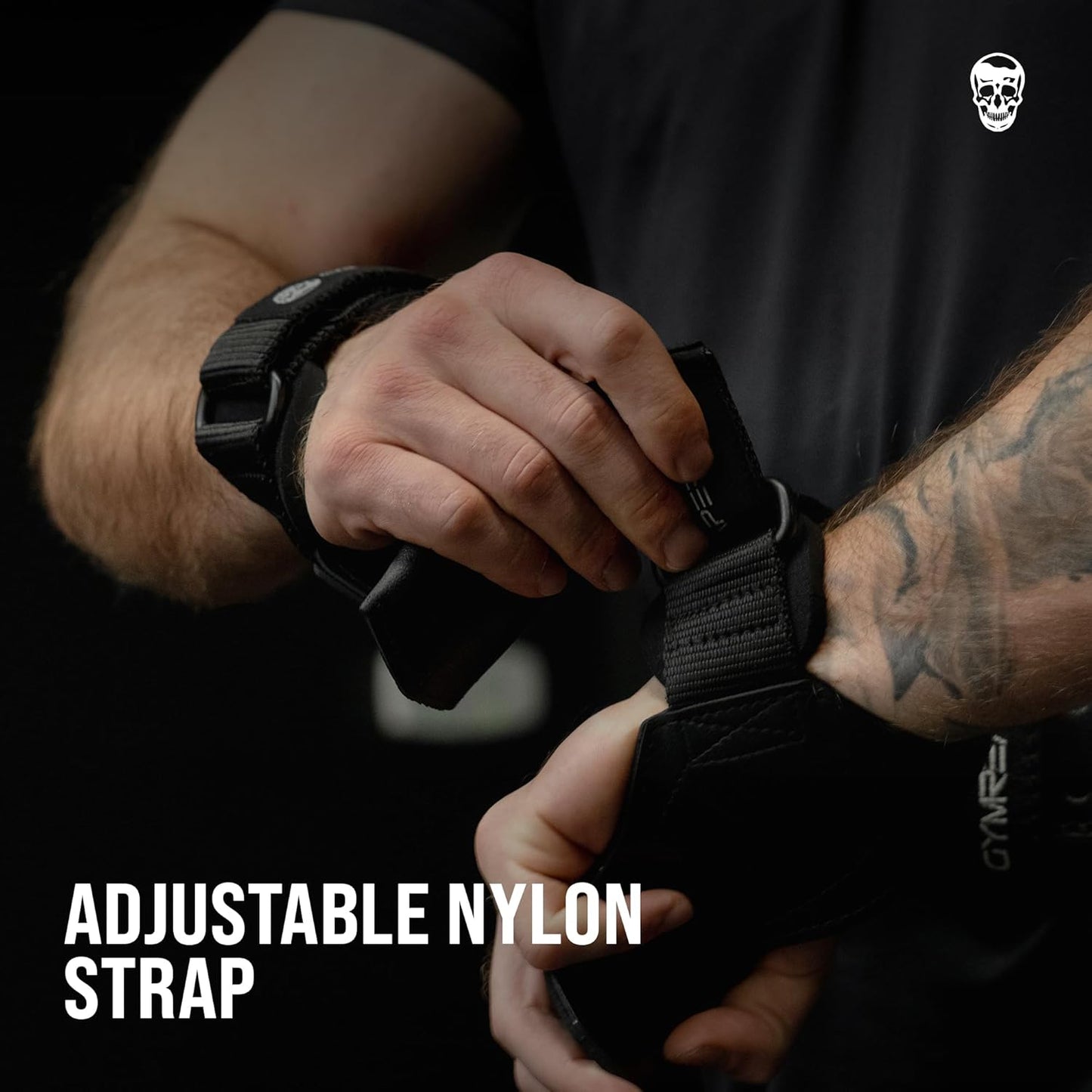 Neoprene Padded Weightlifting Grips with Strong Wrist Support for Powerlifting and Bodybuilding - Pair of Gymreapers Gloves