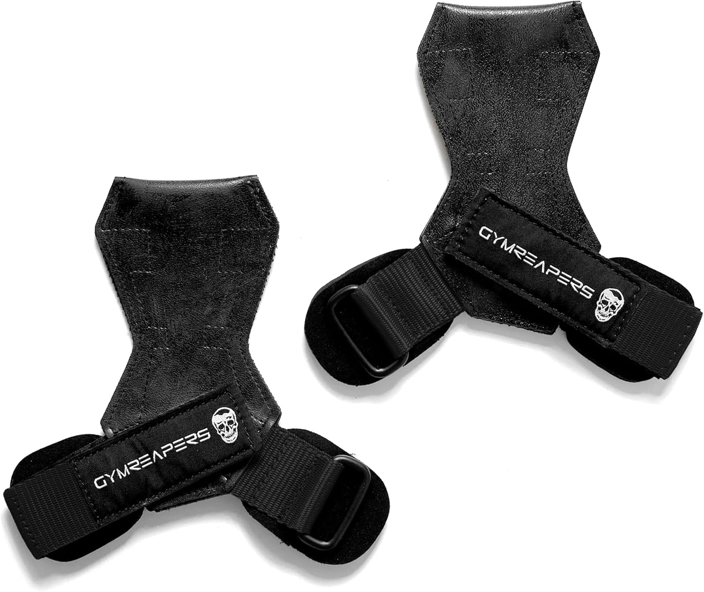 Neoprene Padded Weightlifting Grips with Strong Wrist Support for Powerlifting and Bodybuilding - Pair of Gymreapers Gloves