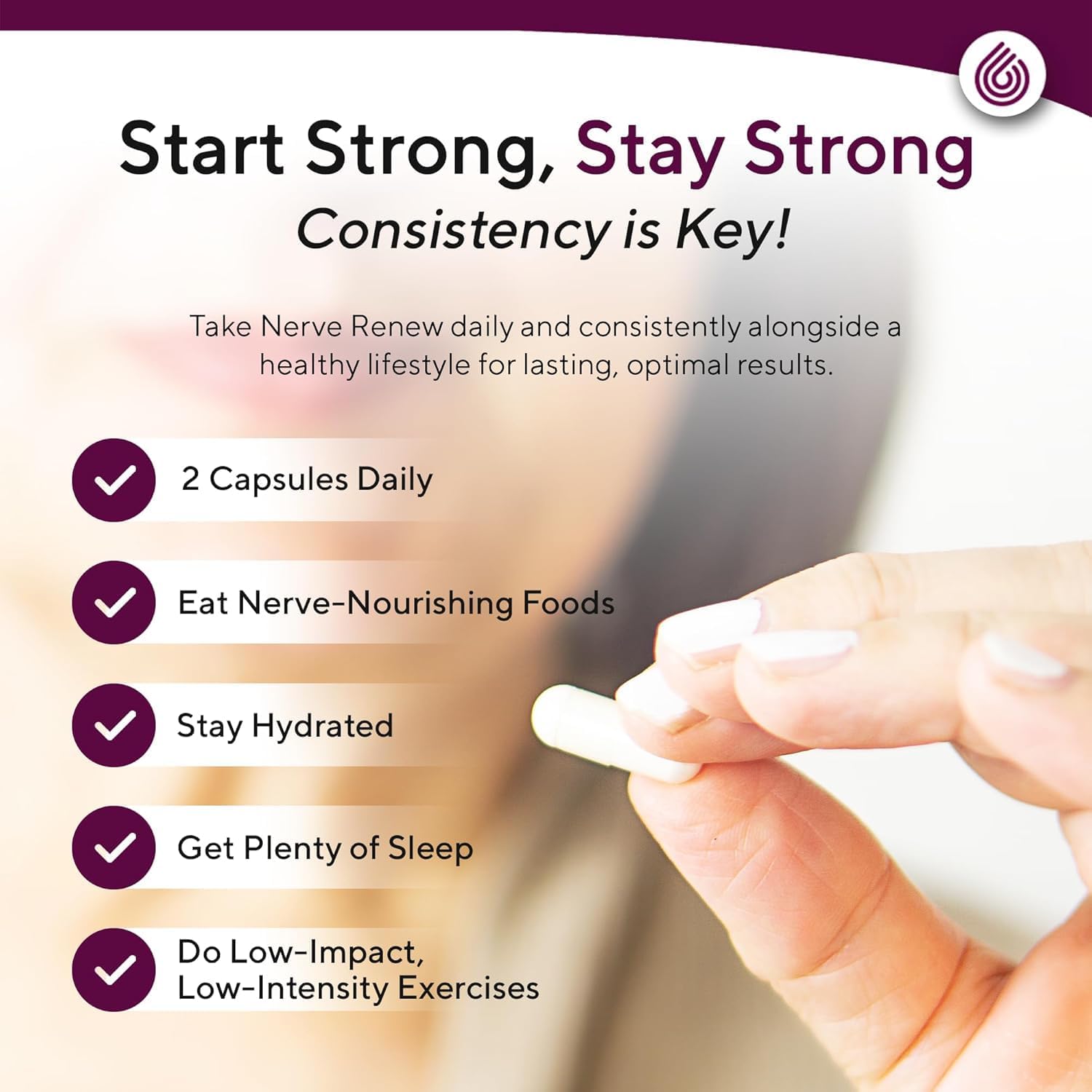 Nerve Renew Advanced Nerve Support - 300mg R-Alpha Lipoic Acid, Vitamin B Complex, Benfotiamine, Herbal Fast-Acting Support - 3 Pack