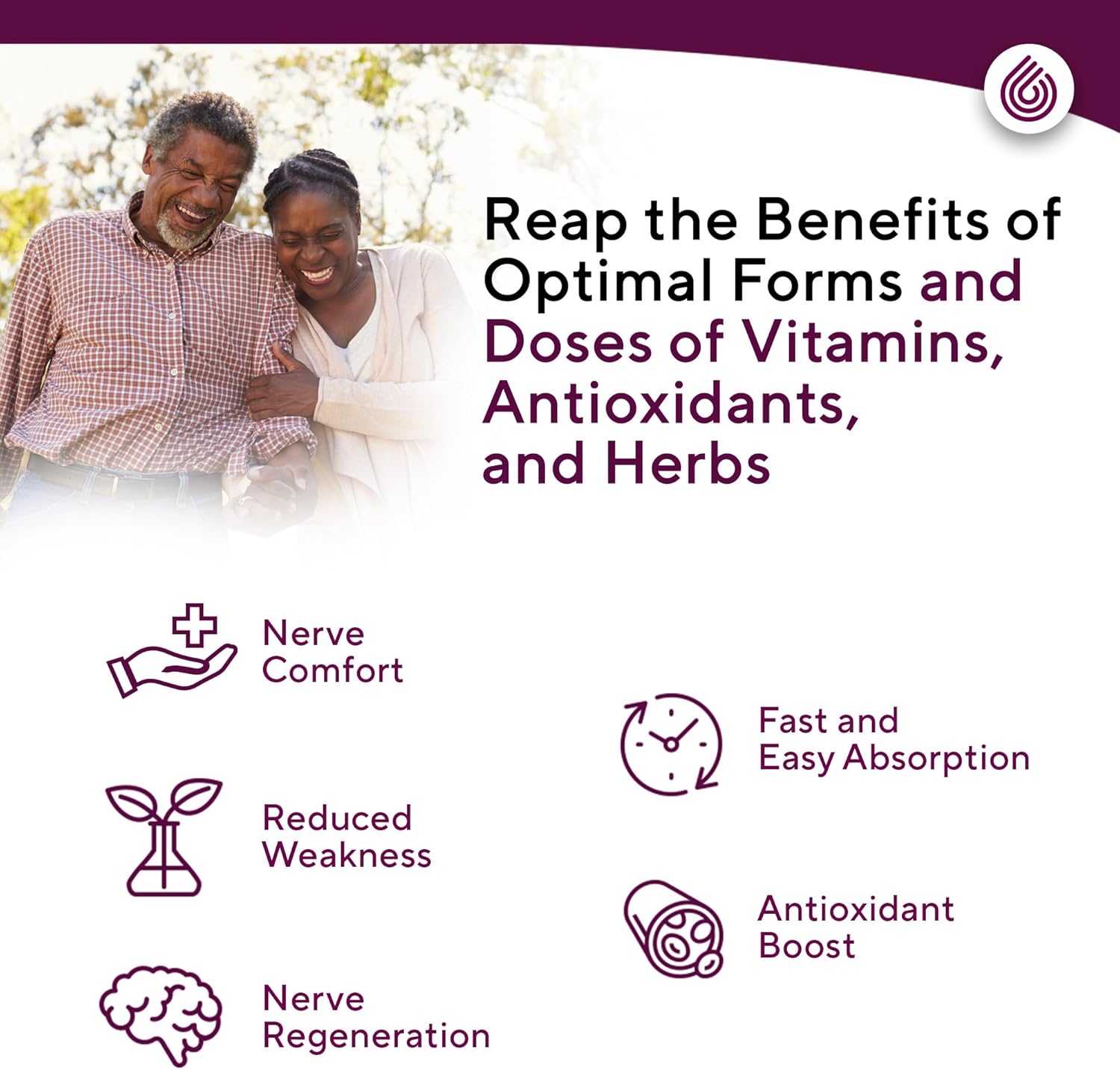 Nerve Renew Dietary Supplement - 30 Capsules - Stabilized R-Alpha Lipoic Acid for Nerve Discomfort - Fast Absorption - All Natural