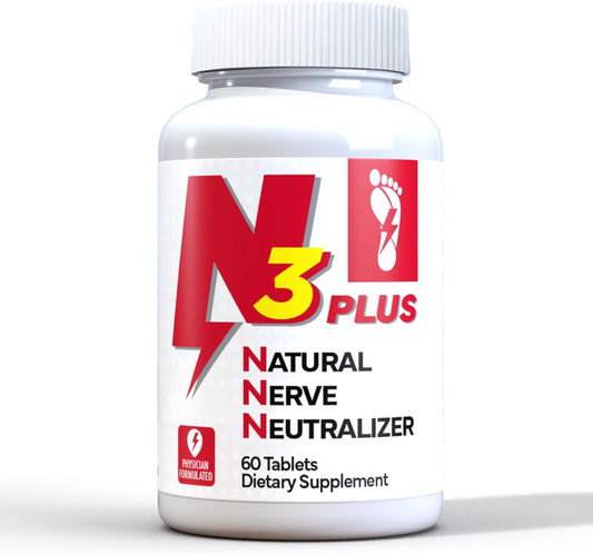 Nerve Repair & Regeneration Formula with Vitamin D3, B1, B6, B12, DHA, Alpha Lipoic Acid, Acetyl-L-Carnitine & Turmeric - Nerve Support Tablets
