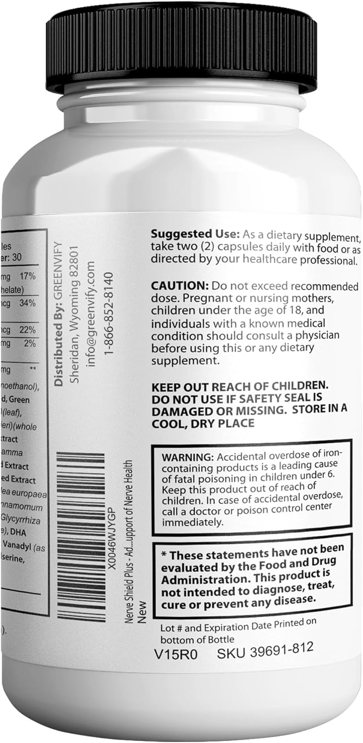 Nerve Shield Plus Pro - Advanced Nerve Formula for Long-Term Nerve Health Support