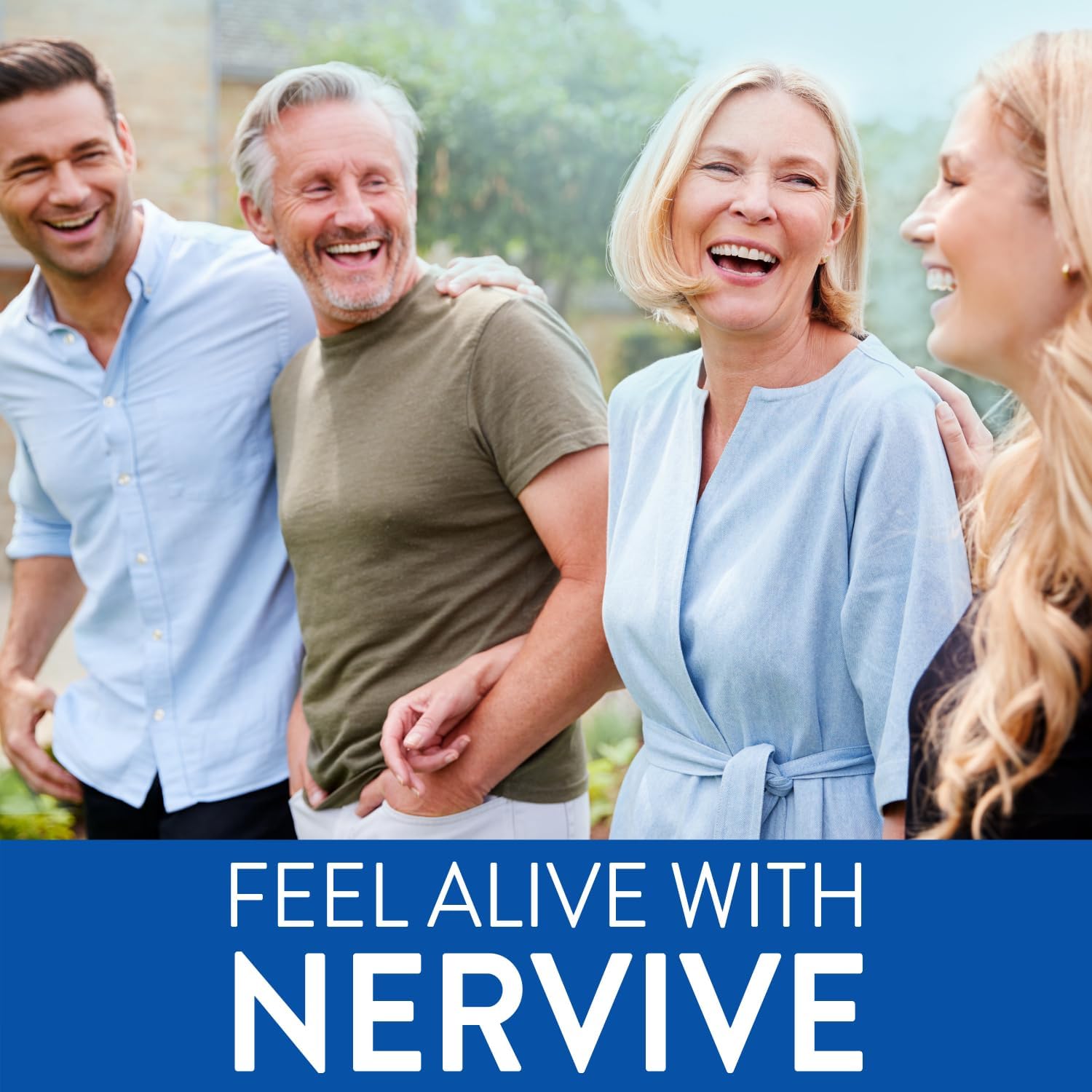 Nervive Nerve Health Supplement with Alpha Lipoic Acid, Vitamin B12, B6, B1 - 60 Tablets