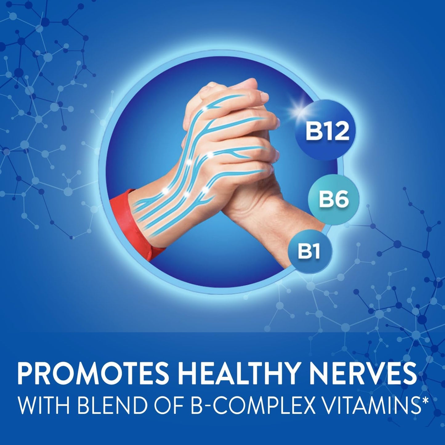 Nervive Nerve Health Supplement with Alpha Lipoic Acid, Vitamin B12, B6, B1 - 60 Tablets