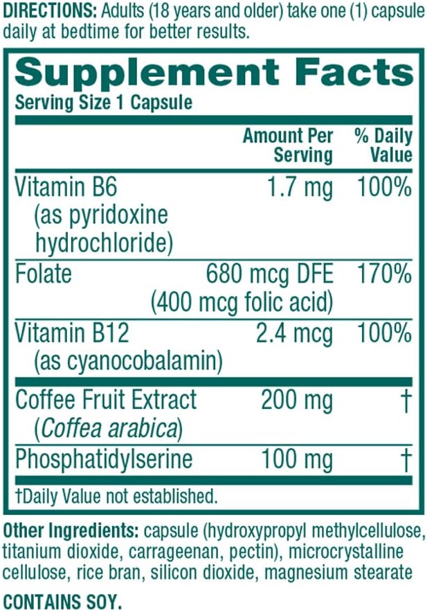 NEURIVA Plus Capsules 30 Count Bottle - Nootropic Brain Supplement for Focus, Memory, Learning - Pack of 6