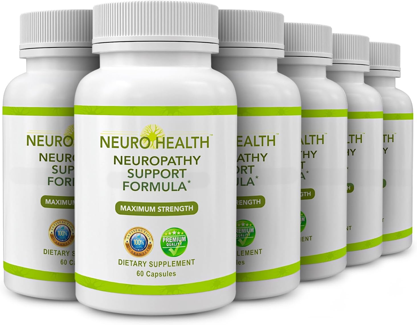 Neuro Health Nerve Support Formula with B Vitamins and Alpha Lipoic Acid - 360 Capsules for Neuropathy