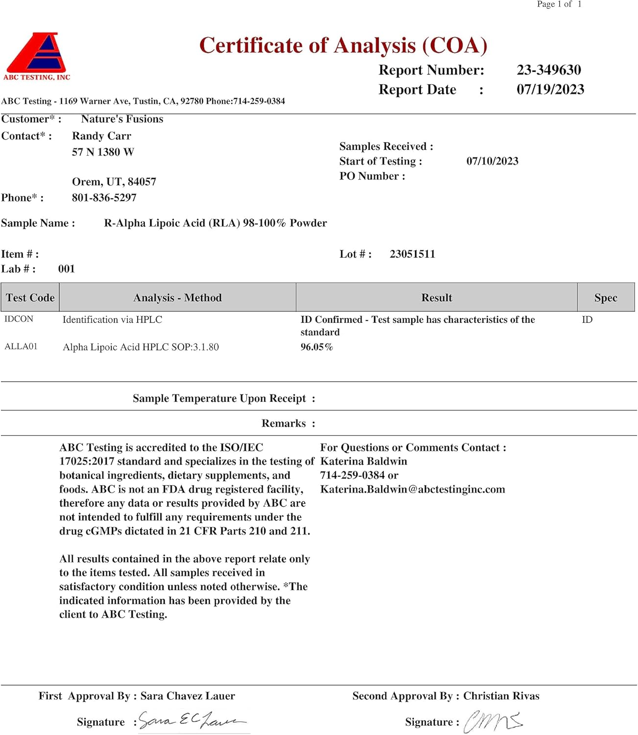 Neuro NAC Ethyl Ester and R Alpha Lipoic Acid 600mg Capsules by Nature's Fusions (60ct)