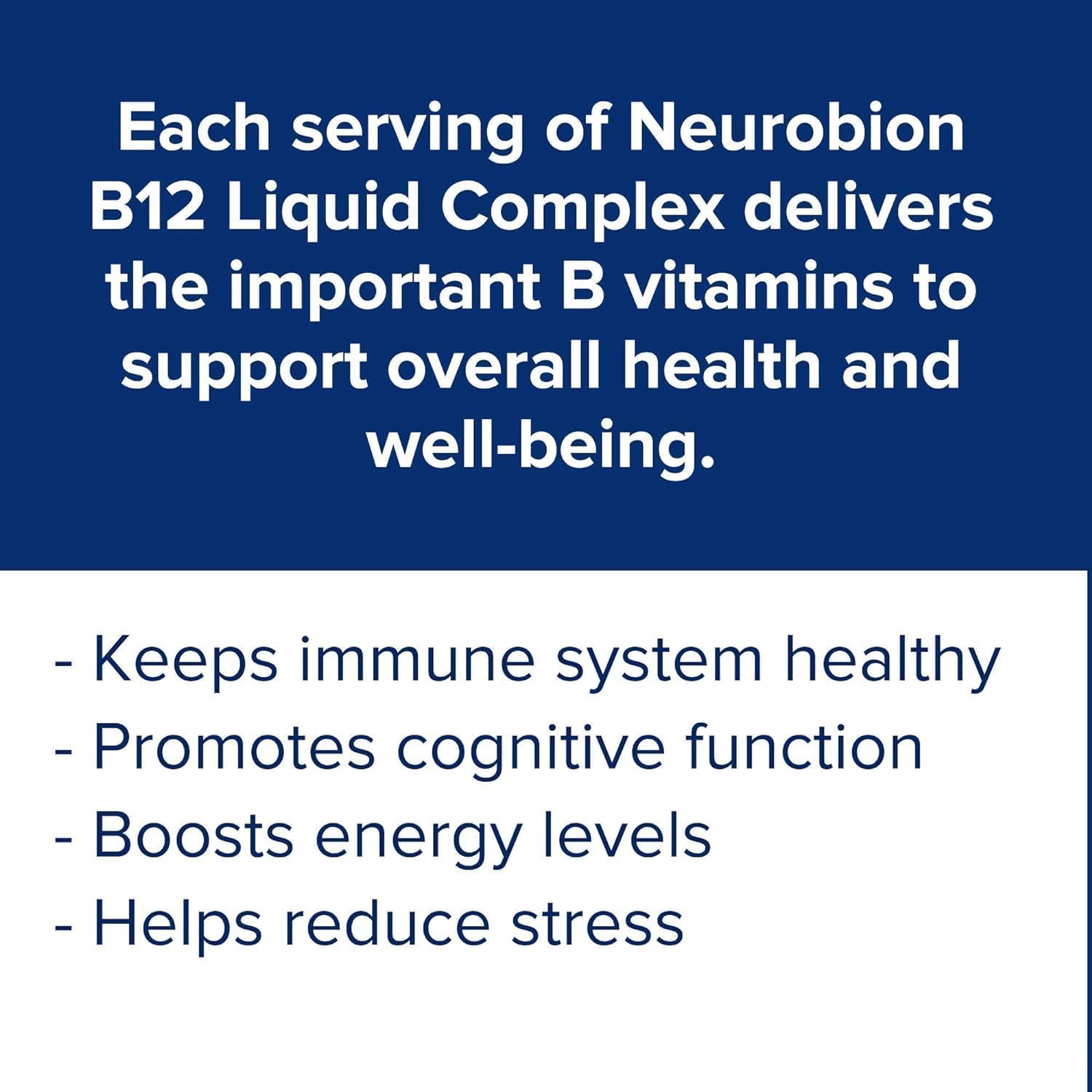 Neurobion B12 Complex Liquid - 16 Oz Citrus Flavor Supplement