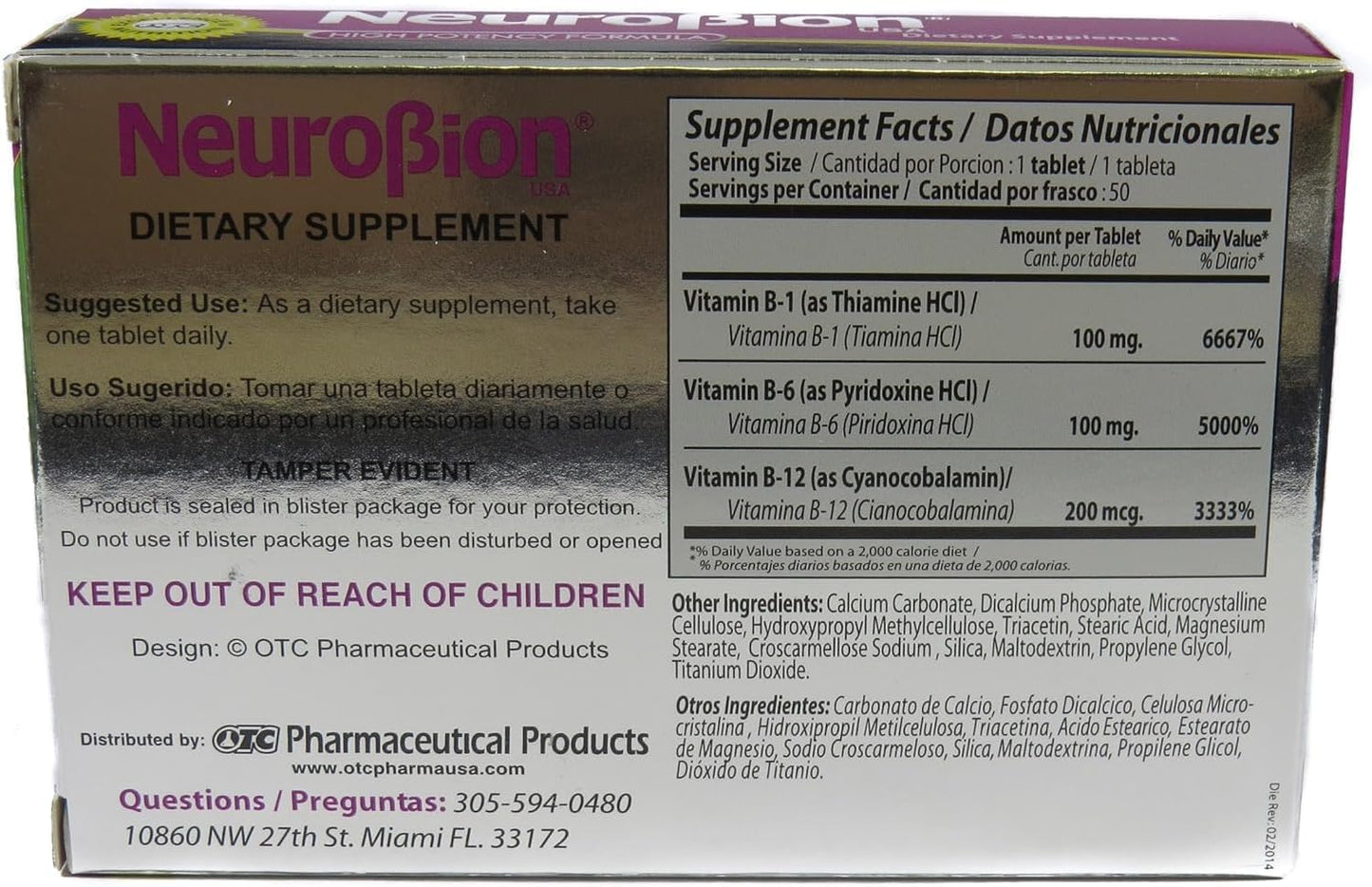 Neurobion Classic Vitamin B Energy Booster Tablets - 20 Count Formula Clasica