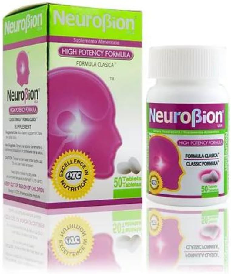Neurobion Classico Vitamin B Tablets - Pack of 50 Tablets for Energy and Nerve Health
